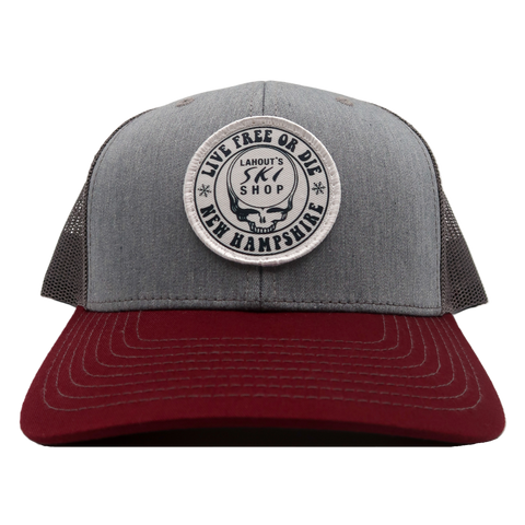 The Larry Trucker - Charcoal/Maroon