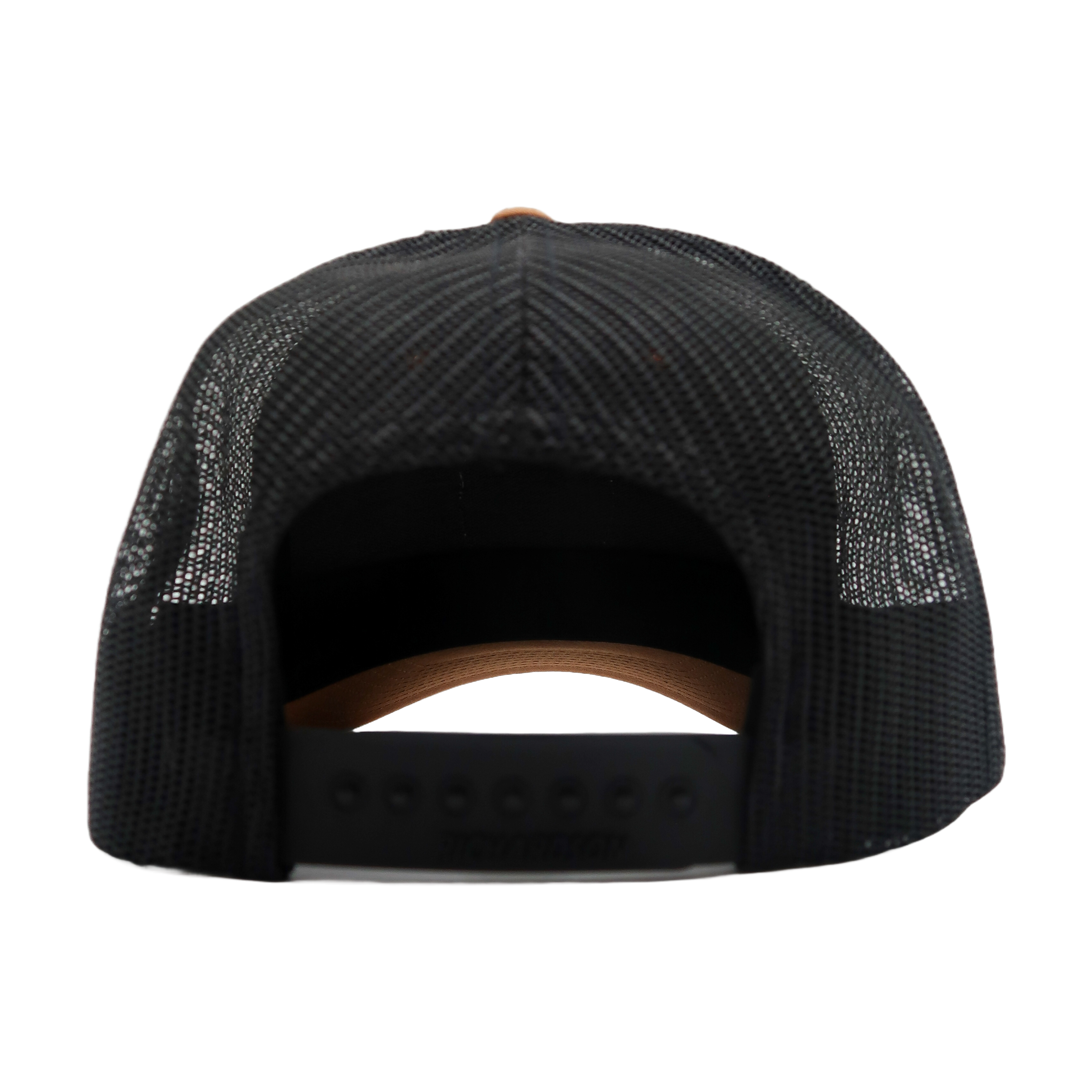 The Tree Dweller Five Panel Trucker - Caramel/Black